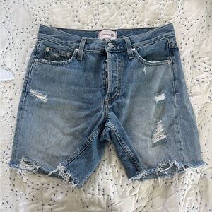 Sundry Distressed Denim Shorts